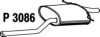 FENNO P3086 End Silencer